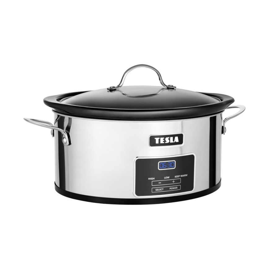 TESLA Electronics SlowCook - Olla de cocción lenta 5,6 l 250W/230V