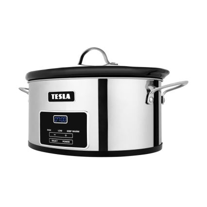 TESLA Electronics SlowCook - Olla de cocción lenta 5,6 l 250W/230V