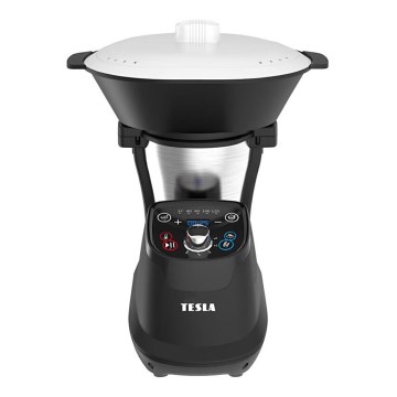 TESLA Electronics ThermoCook - Robot de cocina multifunción 1200W/230V acero inoxidable