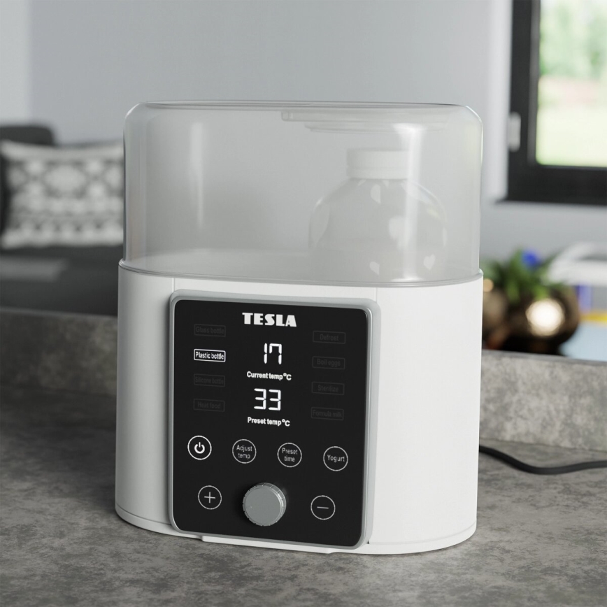 TESLA Smart - Calentador y esterilizador de biberones y comida para bebés 200W/230V