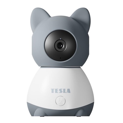 TESLA Smart - Cámara inteligente 360 para bebés Full HD 1080p 5V Wi-Fi Gris