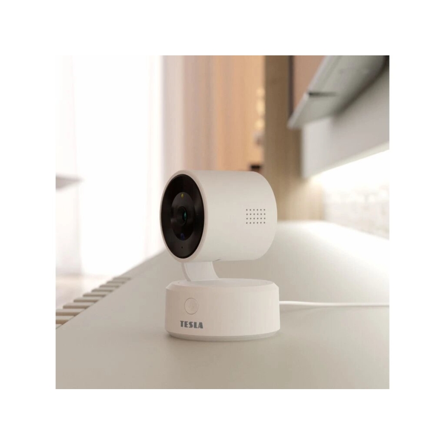 TESLA Smart - Cámara IP inteligente 360 3MPx 5V Wi-Fi