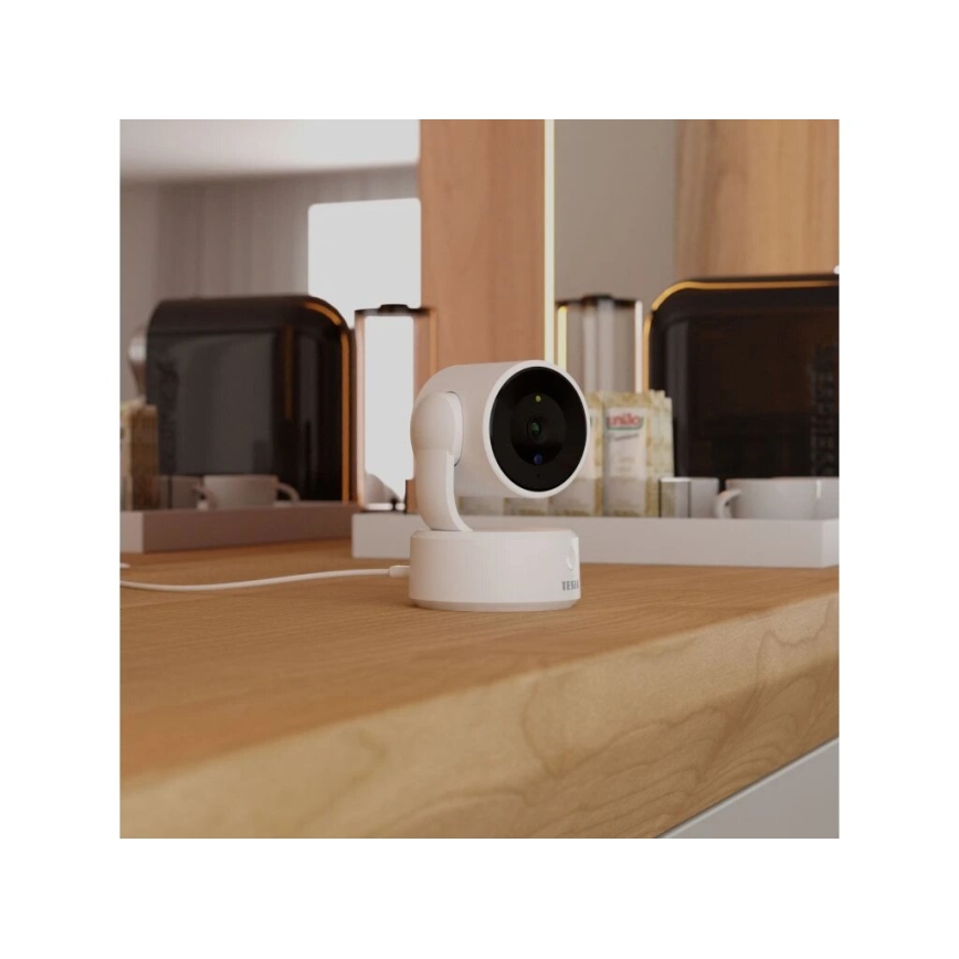 TESLA Smart - Cámara IP inteligente 360 3MPx 5V Wi-Fi
