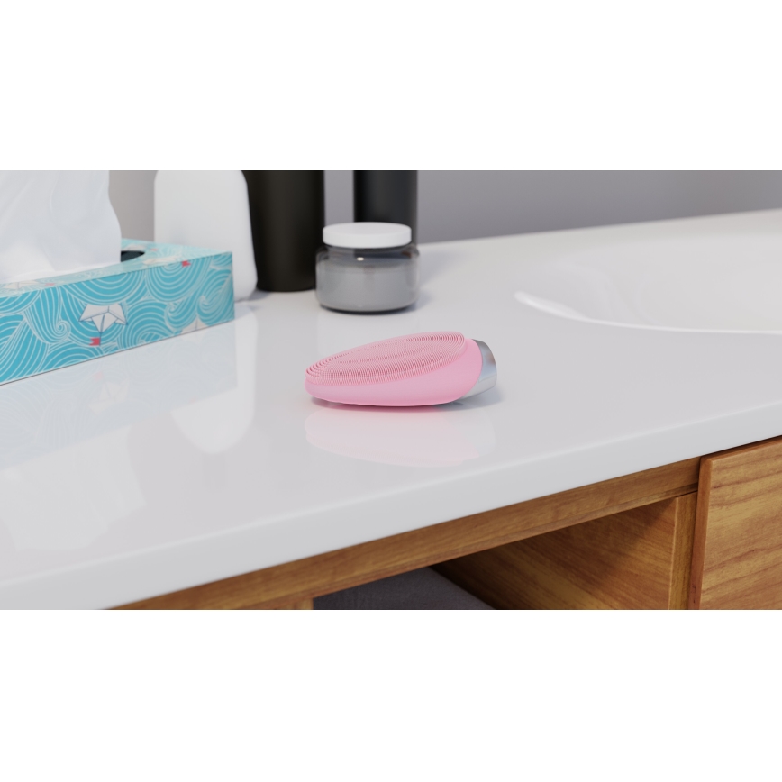 TESLA Smart - Cepillo limpiador facial vibratorio recargable 450 mAh IPX7