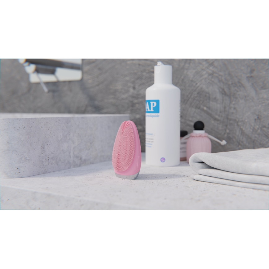 TESLA Smart - Cepillo limpiador facial vibratorio recargable 450 mAh IPX7