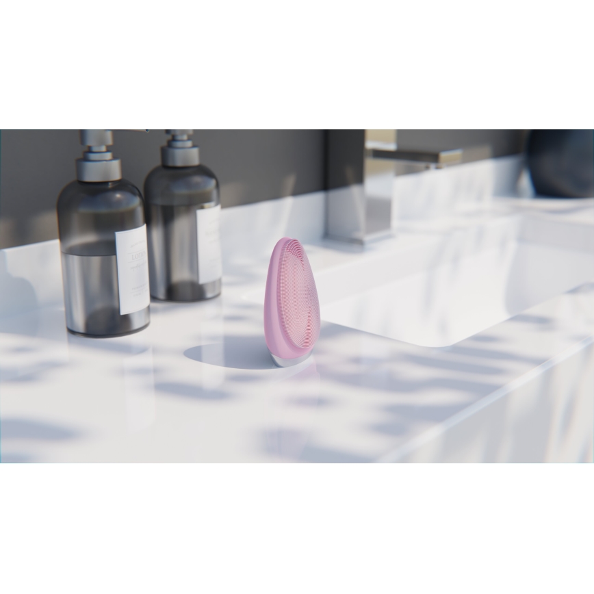 TESLA Smart - Cepillo limpiador facial vibratorio recargable 450 mAh IPX7