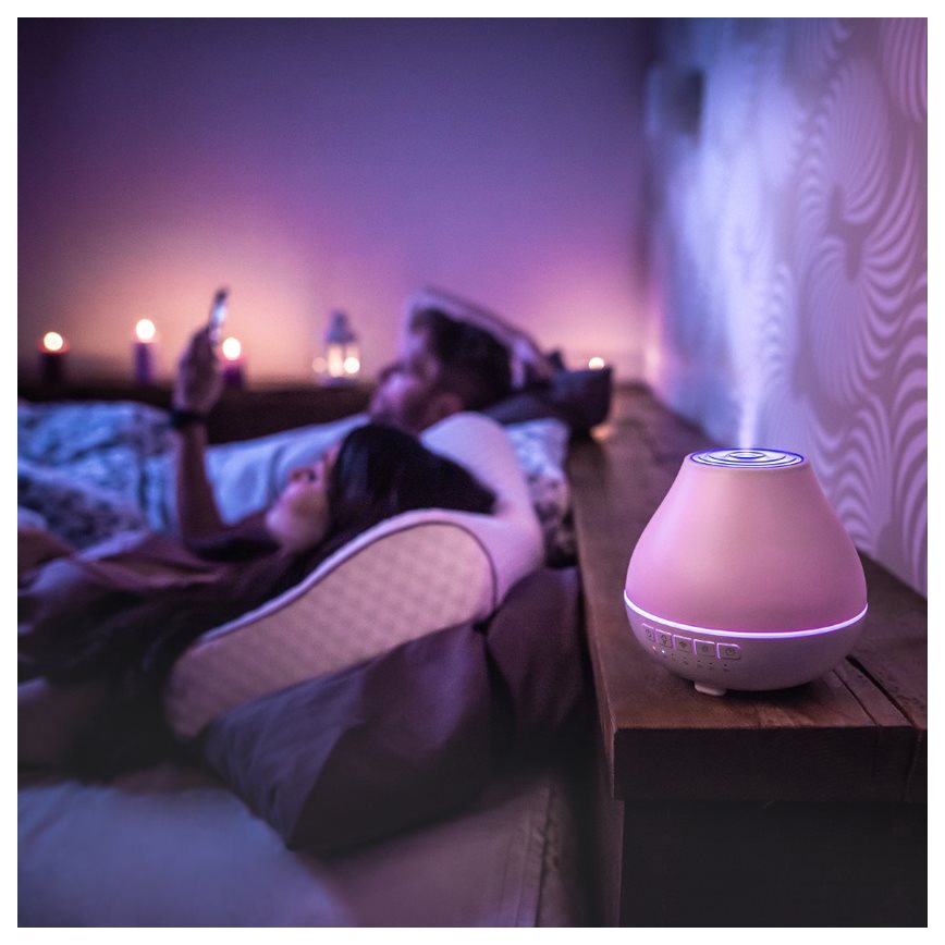 TESLA Smart - Difusor de aromas LED inteligente con retroiluminación LED/10W/24V Wi-Fi