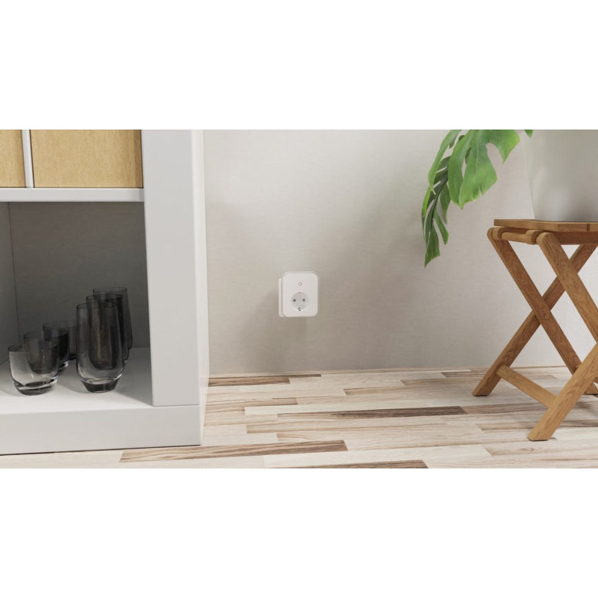 TESLA Smart - Enchufe inteligente 3690W/230V/16A 2xUSB/24W/5V Wi-Fi Tuya
