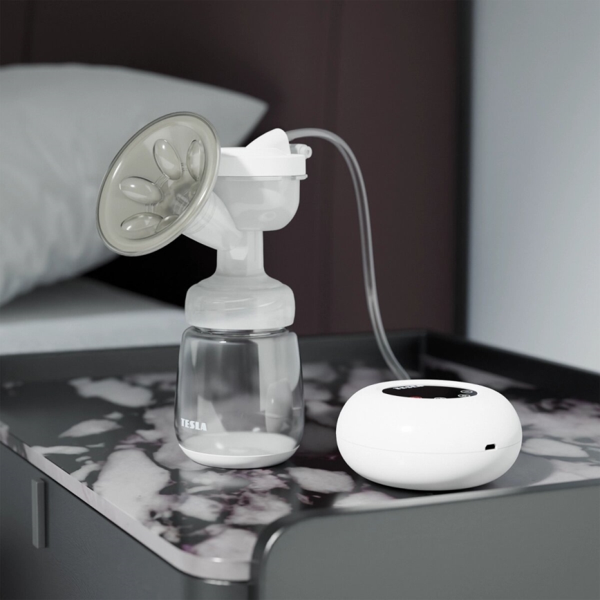 TESLA Smart - Extractor de leche eléctrico recargable 100 mAh