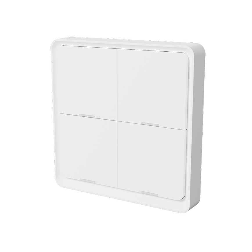 TESLA Smart - Interruptor inalámbrico inteligente para casa 4P 1xCR2430 ZigBee