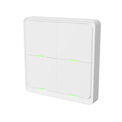 TESLA Smart - Interruptor inalámbrico inteligente para casa 4P 1xCR2430 ZigBee