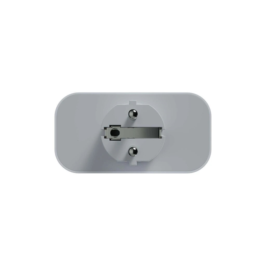 TESLA Smart - Regleta inteligente multicontactos 2x16A/230V Tipo F Wi-Fi Tuya