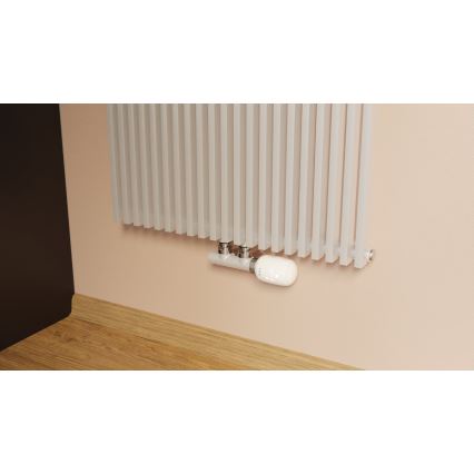 TESLA Smart - SET 3x Cabezal térmico inalámbrico inteligente 2xAA + inteligente Puerta Hub Zigbee Wi-Fi