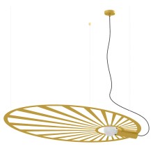 Thoro TH.001 - Lámpara colgante LEHDET 1xE27/60W/230V dorado