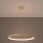 Thoro TH.174 - Lámpara LED colgante RIO LED/50W/230V CRI 90 3000K diá. 78 cm dorado