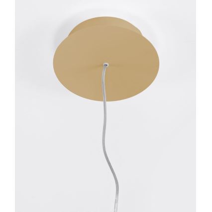 Thoro TH.174 - Lámpara LED colgante RIO LED/50W/230V CRI 90 3000K diá. 78 cm dorado