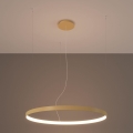Thoro TH.216 - Lámpara LED colgante RIO LED/30W/230V CRI 90 3000K diá. 55 cm dorado