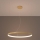 Thoro TH.216 - Lámpara LED colgante RIO LED/30W/230V CRI 90 3000K diá. 55 cm dorado