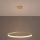 Thoro TH.216 - Lámpara LED colgante RIO LED/30W/230V CRI90 3000K diá. 55 cm dorado