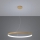 Thoro TH.217 - Lámpara LED colgante RIO LED/30W/230V CRI 95 4000K diá. 55 cm dorado
