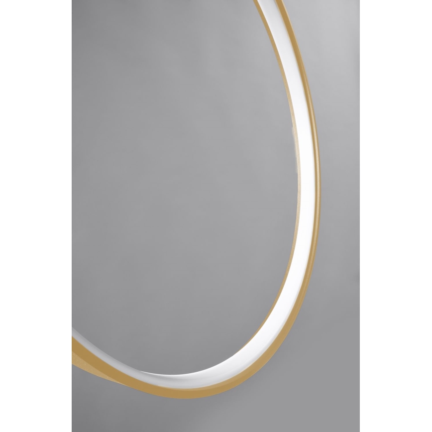 Thoro TH.220 - Lámpara LED colgante RIO LED/30W/230V CRI 90 3000K diá. 55 cm dorado