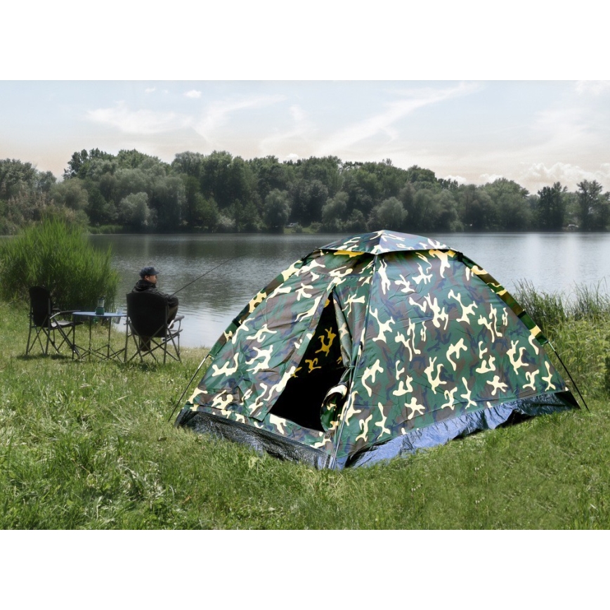 Tienda para 2 personas PU 2000 mm camuflaje