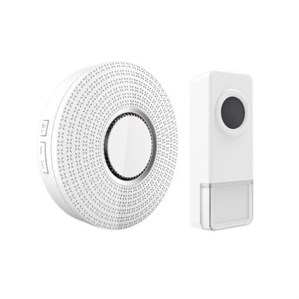 Timbre inalámbrico 230V IP55 blanco