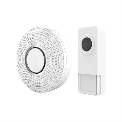 Timbre inalámbrico 230V IP55 blanco