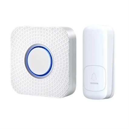 Timbre inalámbrico cinético 230V blanco