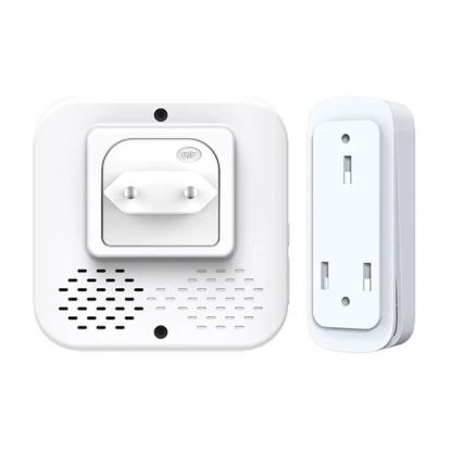 Timbre inalámbrico cinético 230V blanco