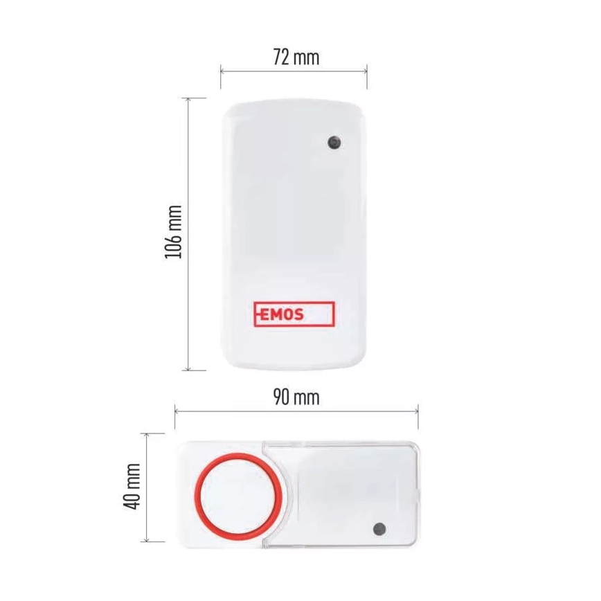 Timbre inalámbrico para enchufes 230V IP44