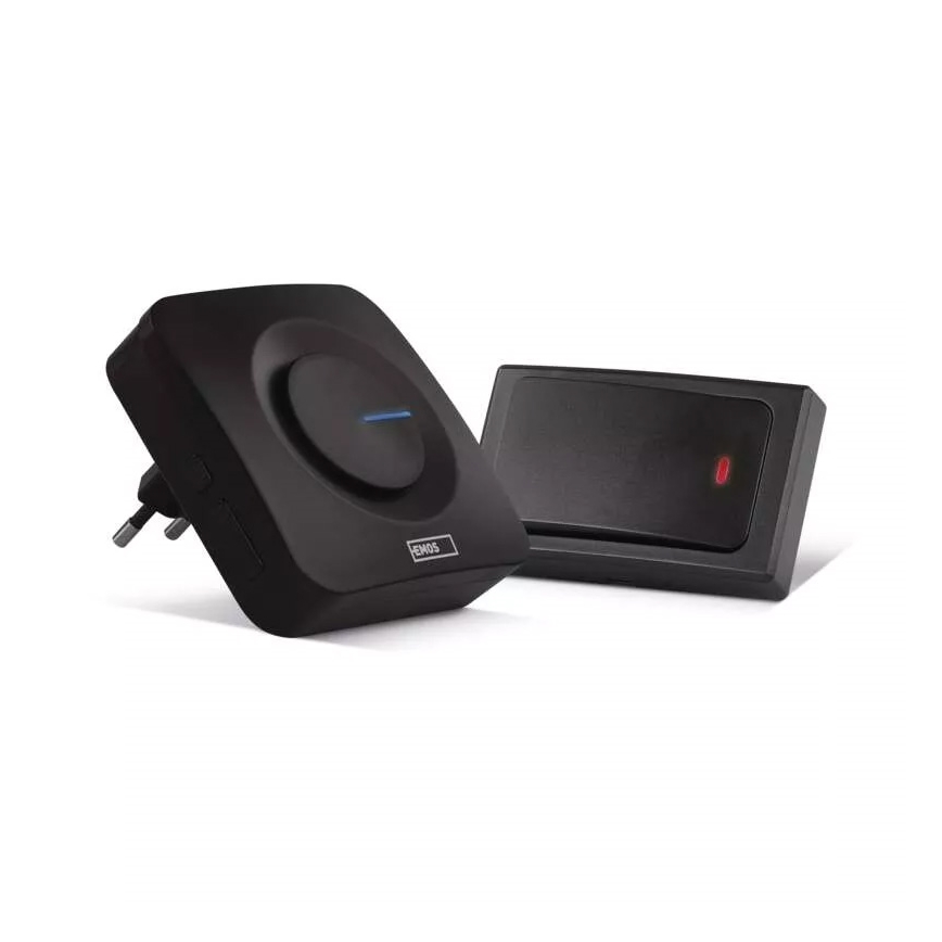 Timbre inalámbrico para enchufes 230V IP44 negro