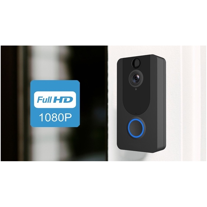 Timbre inalámbrico Wi-Fi con cámara IP64 de 1080p