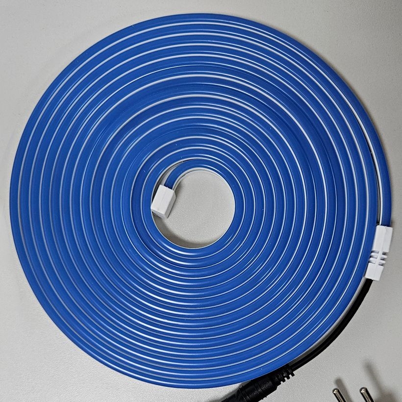 Tira flexible LED NEON LED/10W/230V 5 m IP65 azul
