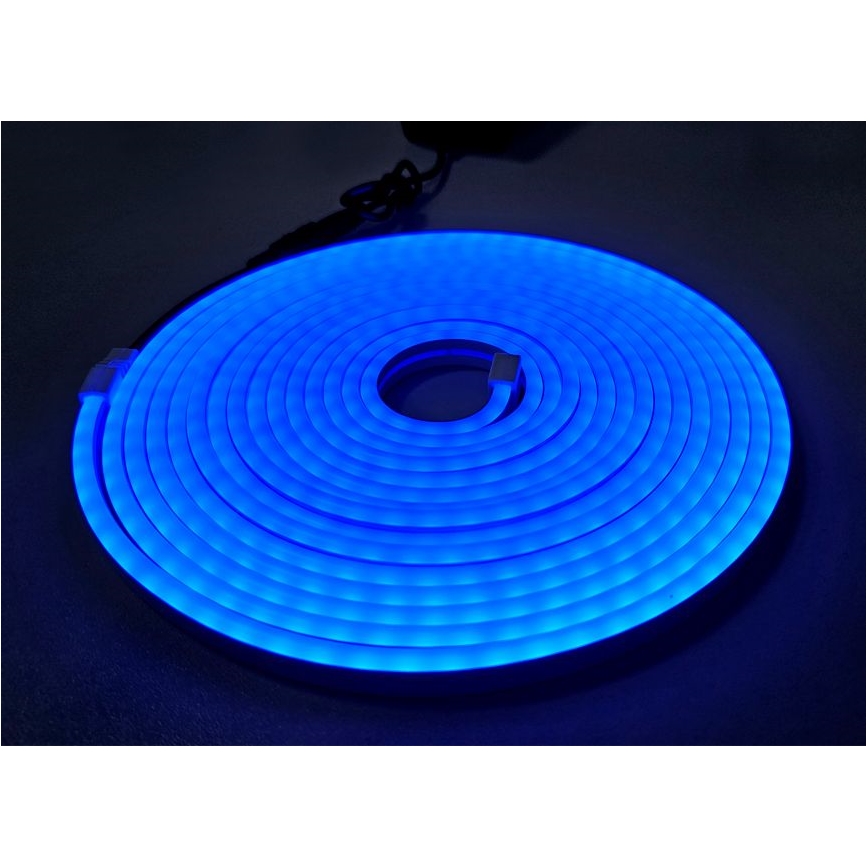 Tira flexible LED NEON LED/10W/230V 5 m IP65 azul