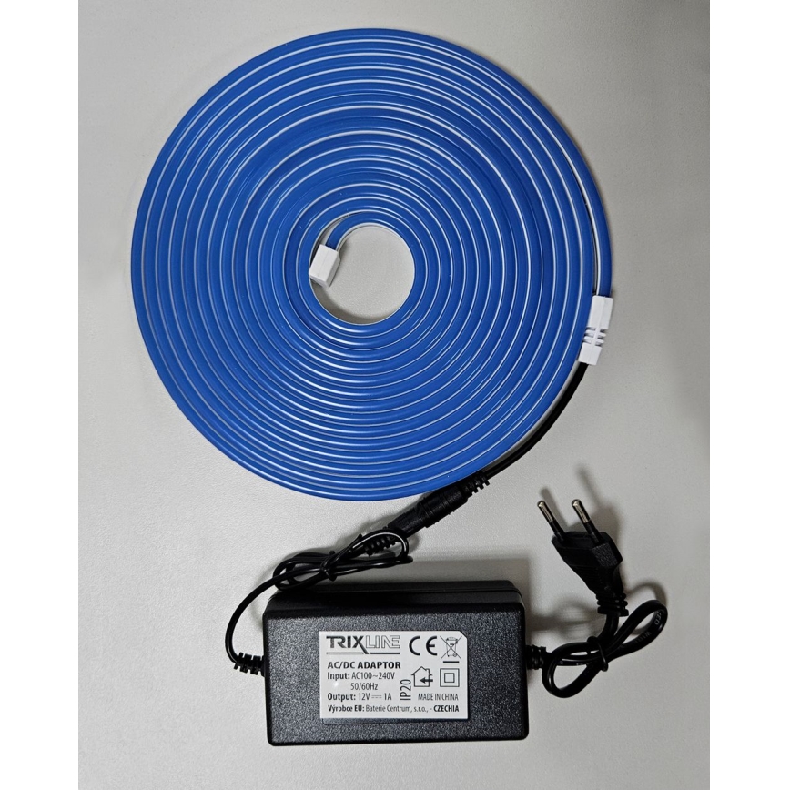 Tira flexible LED NEON LED/10W/230V 5 m IP65 azul