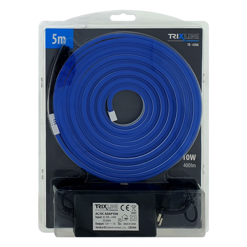 Tira flexible LED NEON LED/10W/230V 5 m IP65 azul