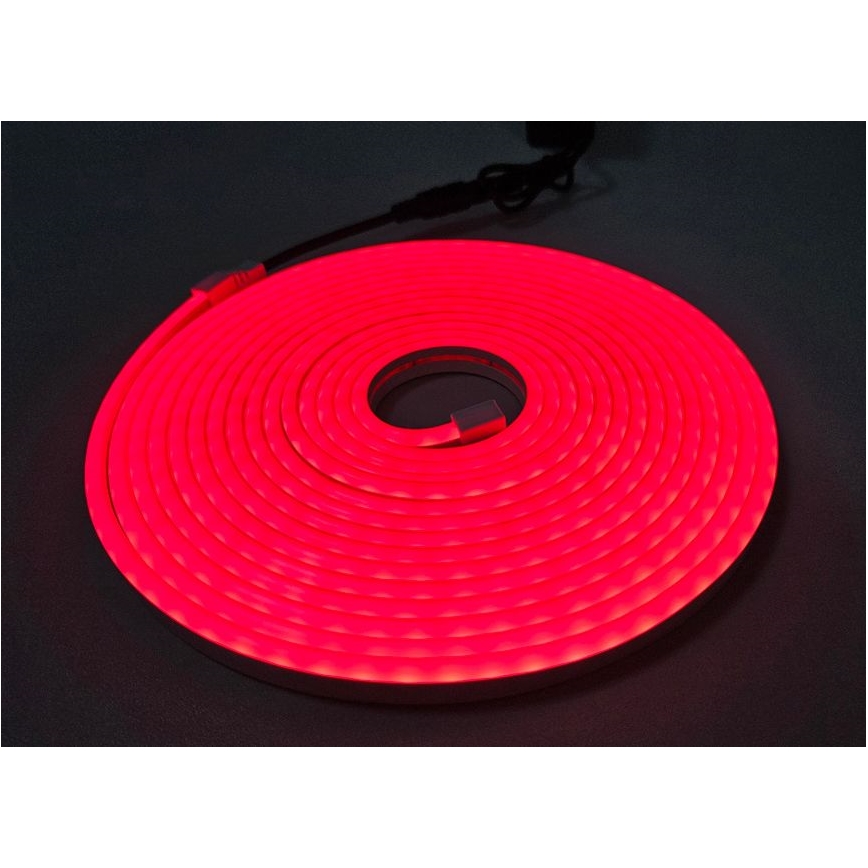 Tira flexible LED NEON LED/10W/230V 5 m IP65 rojo