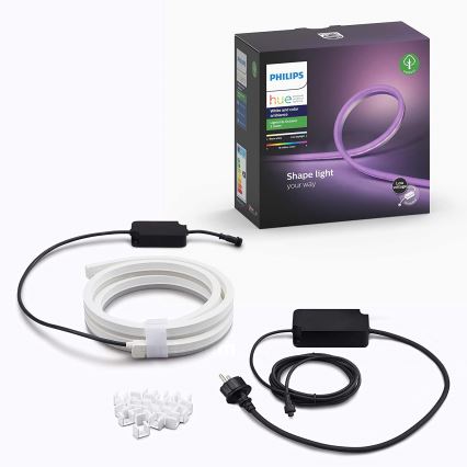 Tira LED RGBW regulable Philips Hue OUTDOOR STRIP LED/20,5W 2m IP67