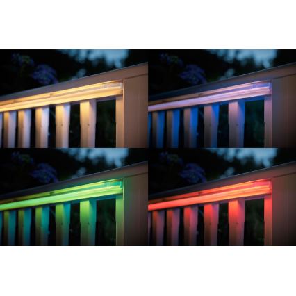 Tira LED RGBW regulable Philips Hue OUTDOOR STRIP LED/20,5W 2m IP67