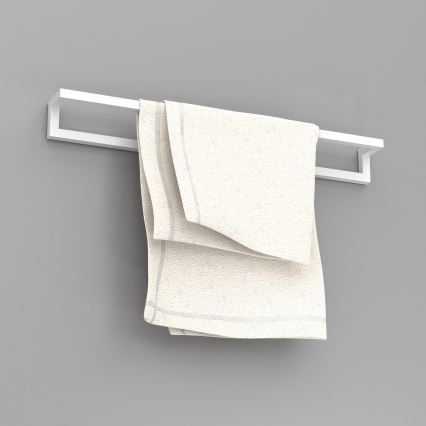 Toallero de pared 7x60 cm blanco