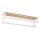Toallero de pared con estante 14x60 cm blanco