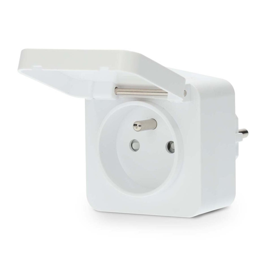 Toma inteligente 3680W/230V/ Type E/16A Wi-Fi Tuya IP44