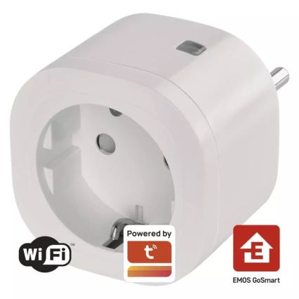 Toma inteligente SCHUKO GoSmart 3680W/230V/16A Wi-Fi Tuya