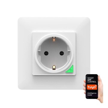 Toma inteligente SMART 3680W/230V/16A Wi-Fi Tuya SCHUKO