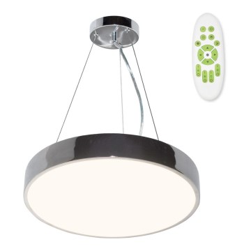 Top Lámpara Metal 40CRZ control remoto - Lámpara de araña LED regulable METAL LED/51W/230V + control remoto cromo
