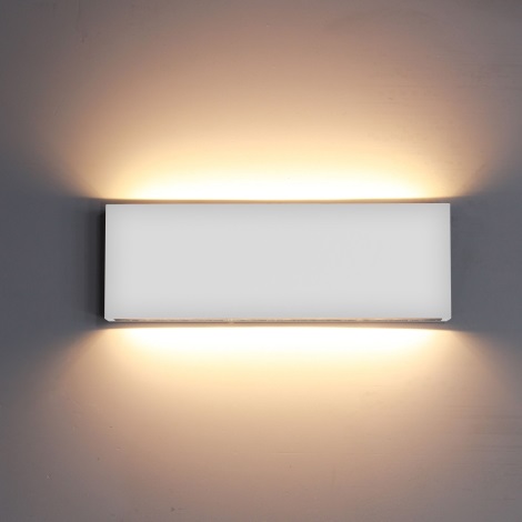 Top Light - Aplique LED para exterior OBLIGO LED/12W/230V IP65 blanco