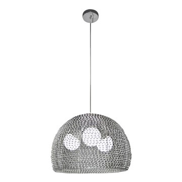 Top Light Davos 50 - Lámpara araña DAVOS 3xE27/60W/230V cromo brillante