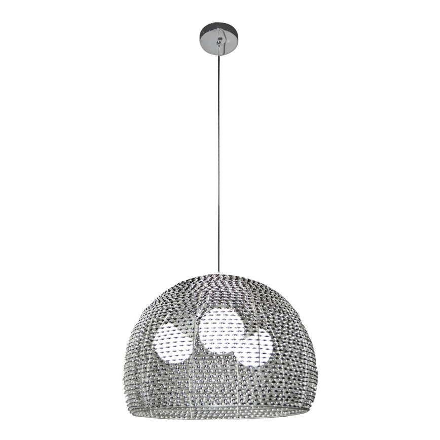 Top Light Davos 50 - Lámpara araña DAVOS 3xE27/60W/230V cromo brillante