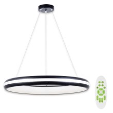Top Light - Lámpara de araña LED regulable FUTURA LED/60W/230V negro + control remoto